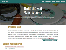 Tablet Screenshot of hydraulicseals.net